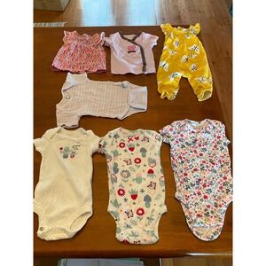 Carter's Girls Lot Onsies, shirts, etc EUC